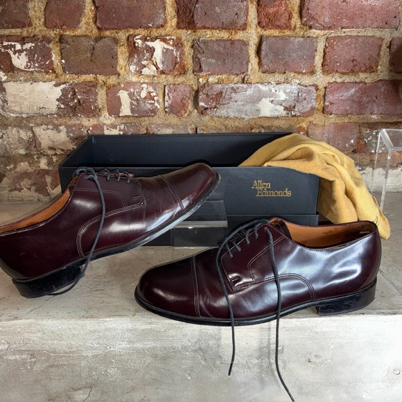 BOSTONIAN CLASSICS FIRST FLEX MEN’S Oxford Leather Dress Shoes Sz 8.5m Cordovan main image 4